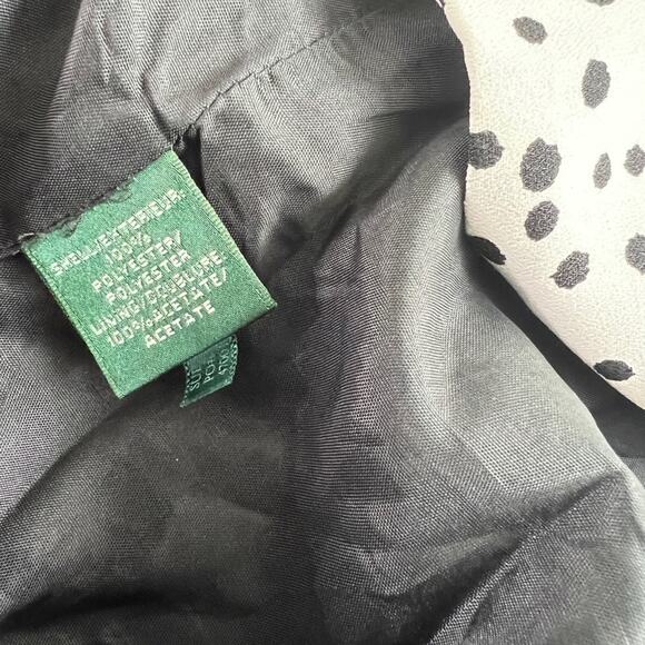 Lauren Ralph Lauren Colorblock Dot Print Sleeveless - Picture 9 of 9